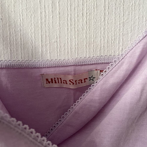 Vintage Milla Star Top used, size M-L, purple