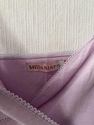 Vintage Milla Star Top used, size M-L, purple