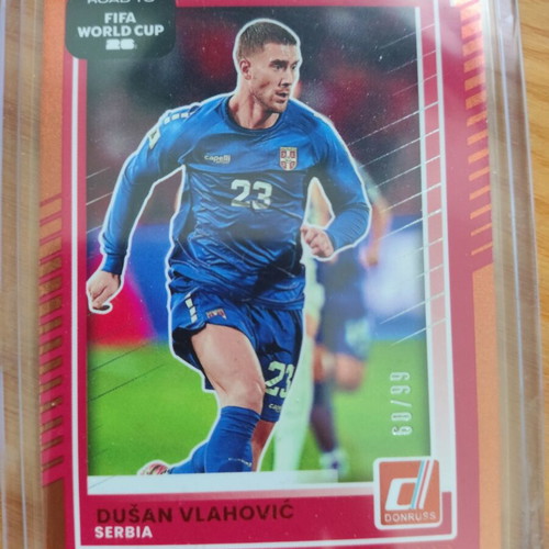 Panini Donruss Dusan Vlahovic Serbia FIFA World Cup 99 card like new