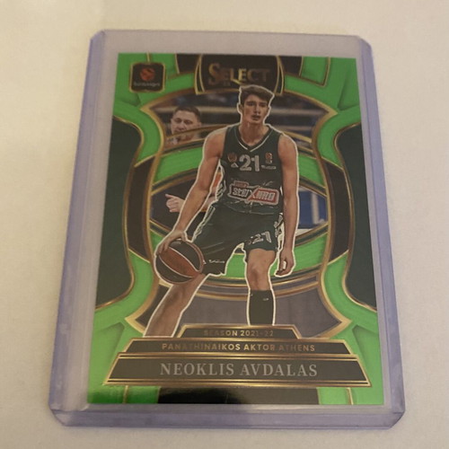 Neoklis Avdalas numbered card 30/75, Panathinaikos, new