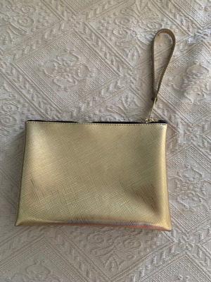 GUM evening pouch σαν καινούργιο σε χρυσό, ασημί και ροζ χρυσό