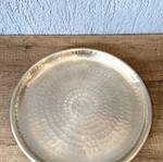 Handmade Hammered Metal Serving Tray new, aluminum 24x24 cm