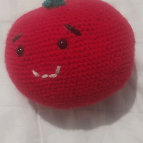 Amigurumi tomato new with smile