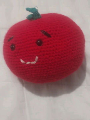 Amigurumi tomato new with smile
