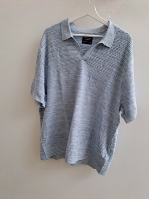 Μπλούζα πόλο από βισκόζη Abercrombie & Fitch  τύπου Johnny Collar.