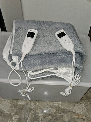 Rohnson Double Electric Underblanket like new with timer gray 140x160cm