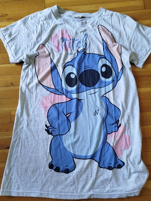 Stitch Disney jumbo one size nightdress blouse used, gray