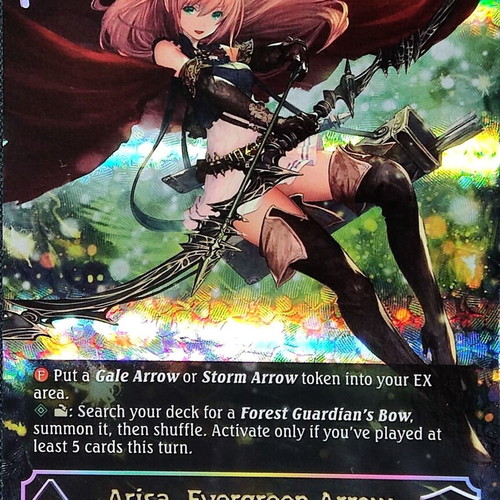Arisa, Evergreen Arrow Ultimate Rare Shadowverse Evolve card