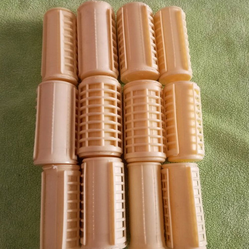 Vintage 90's Heated Hair Rollers used for Styling