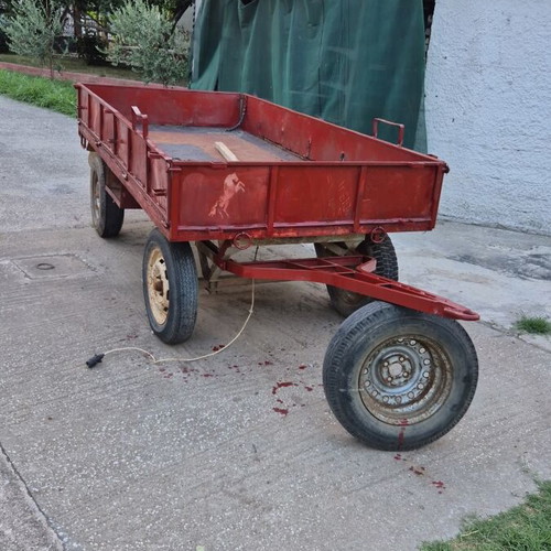 Car Trailer used, 1.5x3.20 with Drawbar 1.30