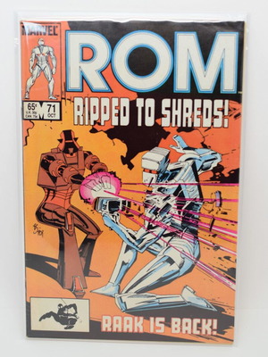ROM #71 comic used Marvel Comics 1985