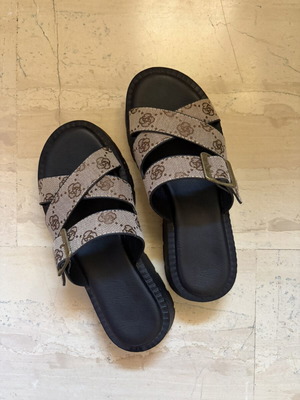 Mira Max slippers used, size 37, black and brown