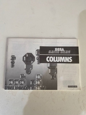 Game Gear Columns οδηγίες σαν καινούργιες