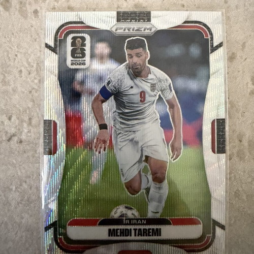 Mehdi Taremi Silver Wave 2026 Panini Prizm World Cup Card like new