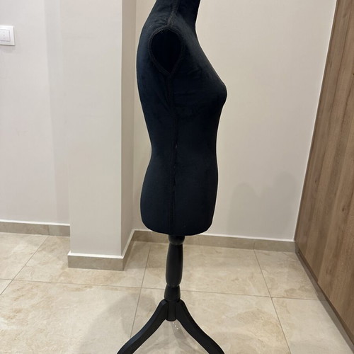 Female Display Mannequin with Wooden Legs and Base like new