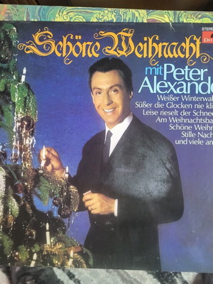Schöne Weihnacht vinyl with Peter Alexander