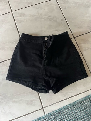 Shein women's black shorts size S new