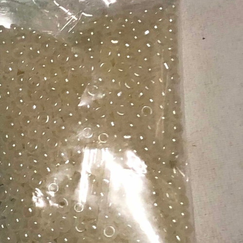 Γυάλινες χάντρες LUMINGZANG No 40, καινούργιες, 1000 τεμ., 1 mm