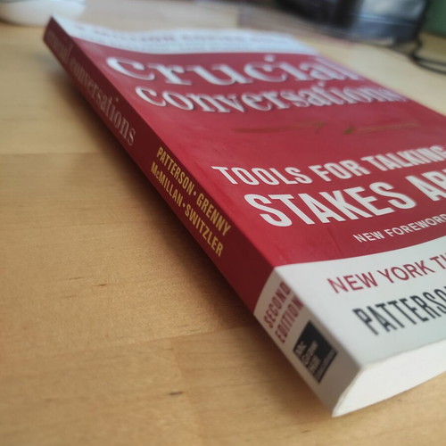 Crucial Conversations Tools for Talking When Stakes Are High book like new