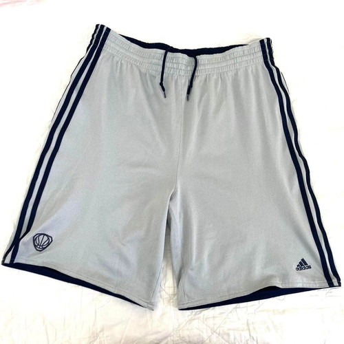 Adidas vintage double face basketball shorts '90s like new, white and blue