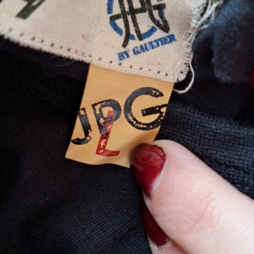 JPG Jean’s by Gaultier T-shirt new, size L 40 12, black