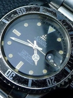 Elgin Treasure FK-272-A wristwatch, 350m, Japanese Domestic Market