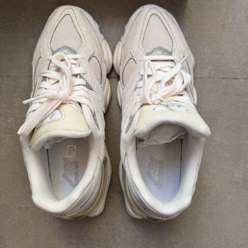 New Balance 9060 Unisex Shoes New, white and beige sneakers