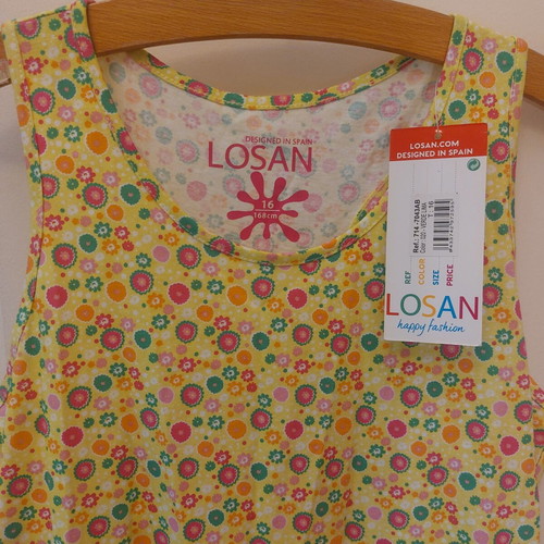 Losan floral dress for 16 years old, new with tag
