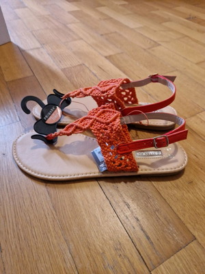 Primark knitted sandals red, new, size 40
