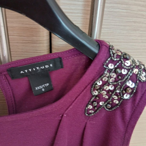 Attitude purple blouse new, size XS