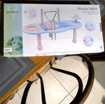 Joueco music table used, missing legs