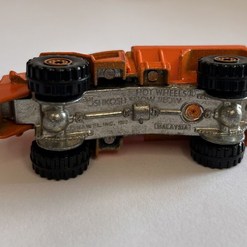 Hot Wheels 1983 Oshkosh Snow Plow used