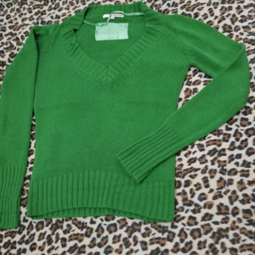 Tally Weili knitted sweater like new, green, size S