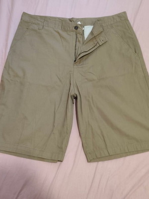 Men's cotton bermuda shorts new, beige, size XXL