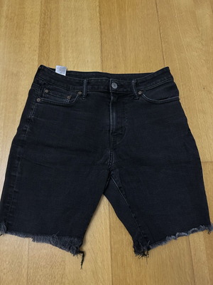 American Eagle τζιν σορτς σε μαύρο
