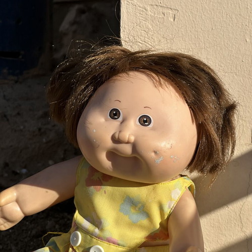 Vintage Cabbage Patch Kids doll Lachanoula used with original outfit
