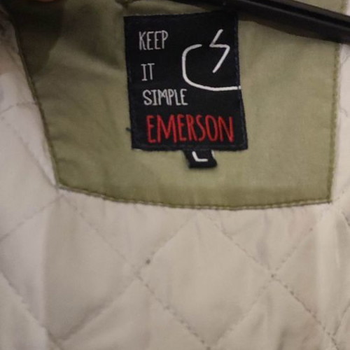 Emerson jacket size L green like new