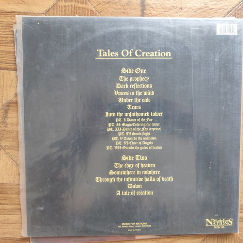 Candlemass Tales of Creation LP first press 1989 like new, metal