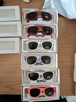 iTooTi branded kids sunglasses new, multicolor for ages 3-6