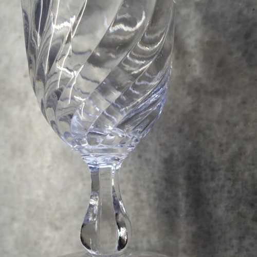 Baccara vintage crystal wine glasses like new, set of 2