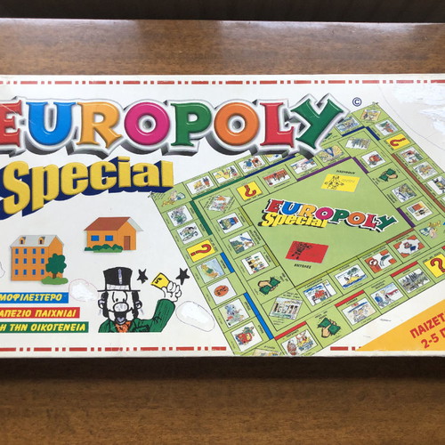 Europoly vintage 2000 board game used