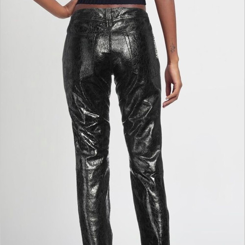 Stradivarius pants black glossy like new, size 40