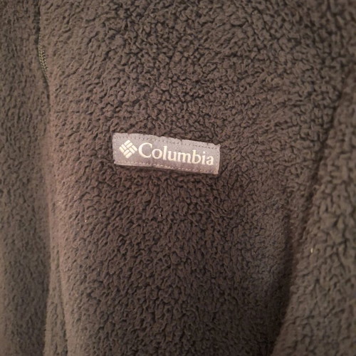 Columbia men's fleece used, black, size L