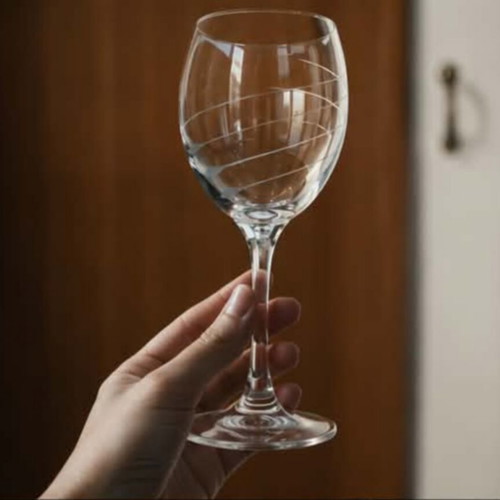 Crystal Glasses Set of 6 Water, 6 Whiskey, 6 Liqueur, 6 Wine