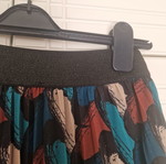 Pleated skirt one size multicolor like new