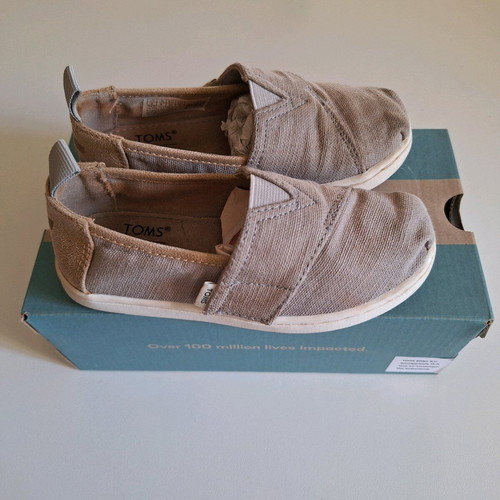 Toms children's espadrilles used, size 26, beige