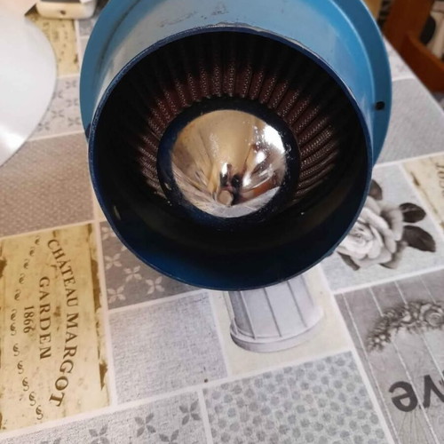 Funnel air filter with neck for Hyundai Accent