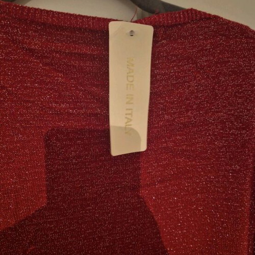 Red dress new with sparkles, one size