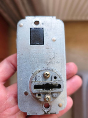 Nucleo 89760 lock combination for Tesio with clamps, used, 1 key