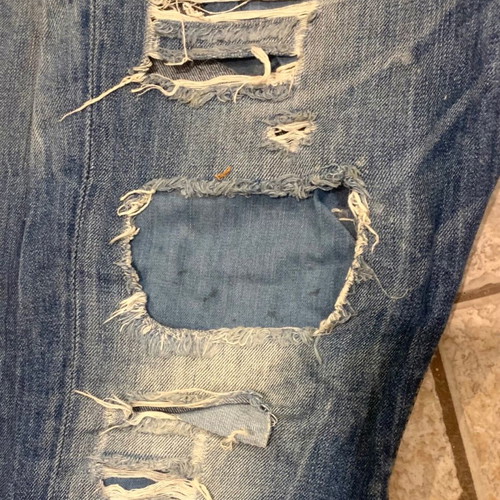 Back2jeans women's ripped jeans used